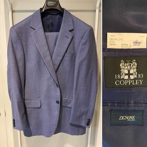 Coppley Blue Suit 42W 36R